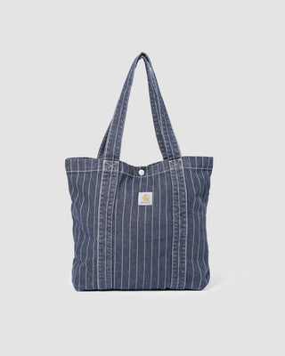 Carhartt WIP Orlean Tote Bag Blue/White