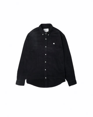 Carhartt WIP L/S Madison Cord Shirt Black