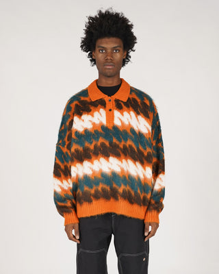 Obey Ari Sweater Orange Multi - m1-3