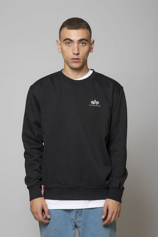 Alpha Industries Basic Sweater Small Logo Black