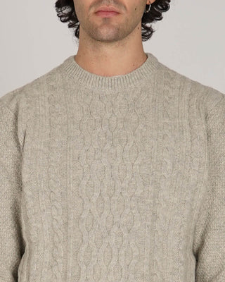 Barbour Essential Chunky Cable Fog