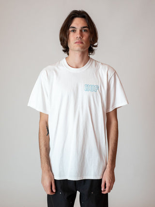 Huf Barb Wire Classic S/S Tee White - 2i-dx-2