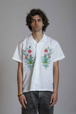 Obey Adored Woven Shirt White - 2i-dx-2