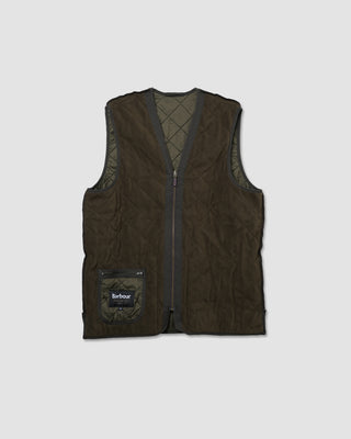 Barbour Polarquilt Waistcoat Zip Liner Olive