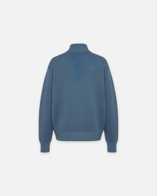 Rains Sowa Knit Zip Cardigan 507 Blue Dusk/Breeze