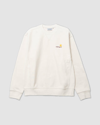 Carhartt WIP American Script Sweatshirt Moonbeam