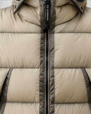 C.P. Company D.D. Shell Explorer Lens Down Jacket Silver Birch