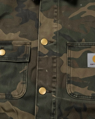 Carhartt WIP Michigan Chore Coat Camo Laurel Aged Canvas