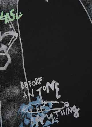 Evisu Ht Hand-Drawn Multi-Pocket & Daicock Printed Ss Tee Black