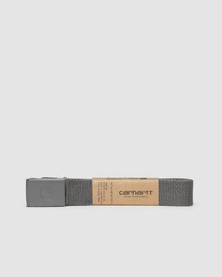 Carhartt WIP C-Logo Belt Tonal Porphyry / White