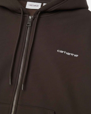 Carhartt WIP Hooded Ebbert Jacket Tobacco/White