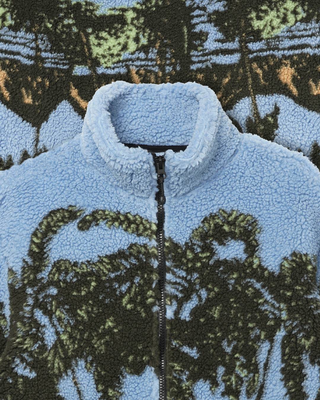 Stussy Hawaiian Jacquard Mock Blue – Plain Store - Main Image