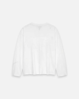 New Amsterdam Surf Association Worked Logo Longsleeve White/Black
