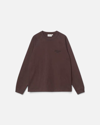 Carhartt WIP L/S Signature Rib T-Shirt  Palisander/Black