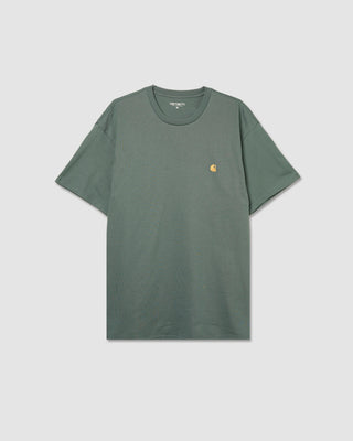 Carhartt WIP Chase T-Shirt  Silver Pine/Gold
