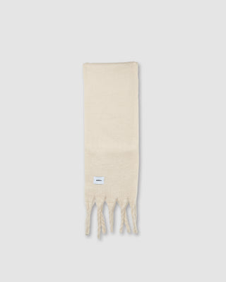 Bonsai Basic Knit Scarf White