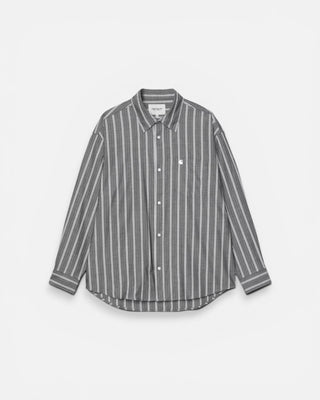 Carhartt WIP L/S Beale Shirt Beale Stripe Black/White