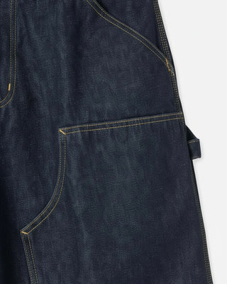 Carhartt WIP OG Double Knee Long Short Blue rinsed