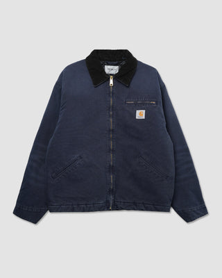 Carhartt WIP OG Detroit Jacket Dark Navy / Black stone canvas