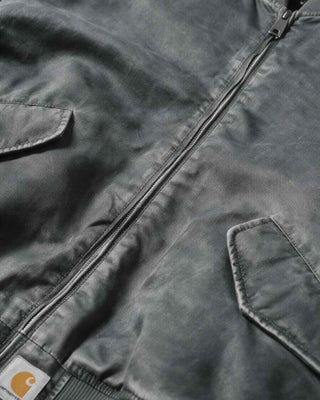 Carhartt WIP Orman Bomber Twill Raven Heavy Enzyme Wash