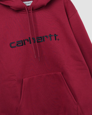 Carhartt WIP Hooded Carhartt Sweatshirt Sweat Scarlet / Graphite