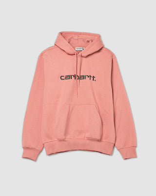 Carhartt WIP Hooded Carhartt Sweat Dusty Rose/Sycamore Tree