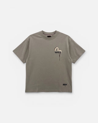 Evisu Ht Graffiti Printed Ss Tee Grey