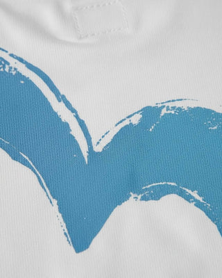 Evisu Ht Hand Brush Daicock Printed Ss Tee Ecru