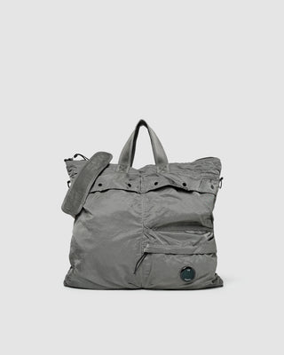 C.P Company Nylon B Lens Tote Bag Gunmetal