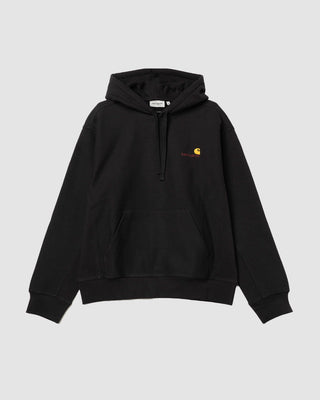 Carhartt WIP Hooded American Script Sweat Black