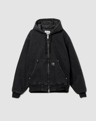 Carhartt WIP OG Active Rivet Jacket Black Stone washed