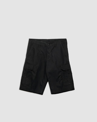 Carhartt WIP Regular Cargo Short Black RInsed