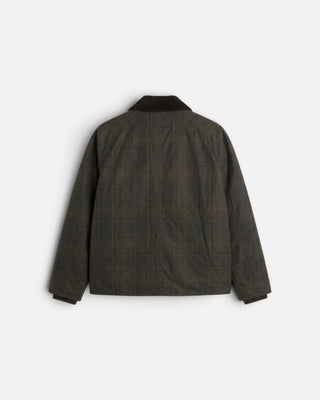 Barbour Tartan Transport Wax Jacket Dark Tartan