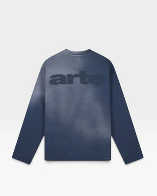 Arte Antwerp Stencil Sunfade Longsleeve Navy