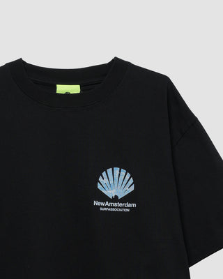 New Amsterdam Surf Association Line Up Tee Black