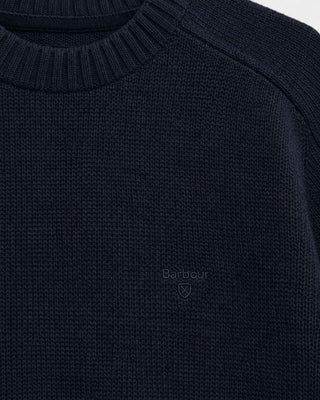 Barbour Newtown Crew Neck Sweater Navy