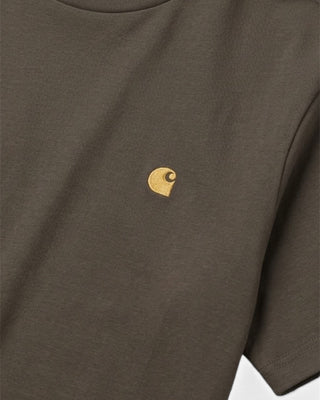 Carhartt WIP S/S Chase T-Shirt Shungite/Gold