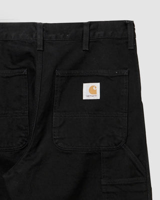 Carhartt WIP Single Knee Pant (Smith Denim) Black Rinsed