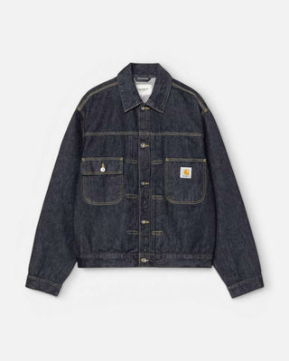 Carhartt WIP Belmar Jacket Blue rinsed