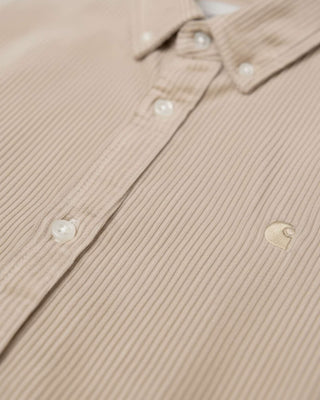 Carhartt WIP L/S Madison Cord Shirt Cotton Corduroy Wall