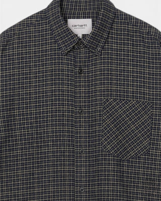 Carhartt WIP L/S Todrick Shirt Houndstooth/Blue