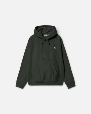 Carhartt WIP Hooded American Script Sweatshirt Raven