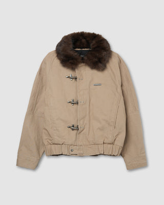 Andersson Bell Unisex Ortega Washed Cotton Jacket Beige