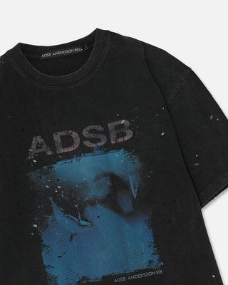 Andersson Bell Unisex Whale Printed T-Shirt Charcoal Grey