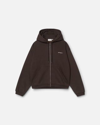Carhartt WIP Hooded Ebbert Jacket Tobacco/White