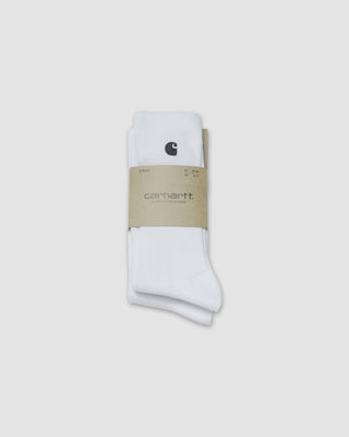 Carhartt WIP Madison Pack Socks White/Black + White/Black