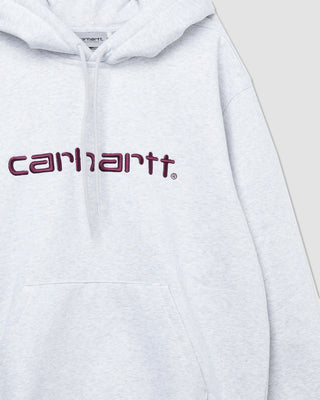 Carhartt WIP Hooded Carhartt Sweatshirt Sweat Ash Heather / Rondo