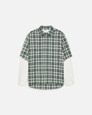 New Amsterdam Surf Association Double Layer Shirt Green/White