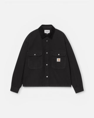 Carhartt WIP Prescott Shirt Jacket Black/Black garment dyed