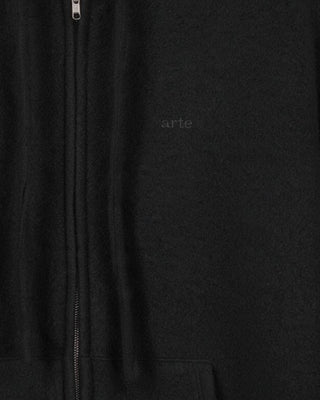 Arte Antwerp Boiled Wool Jacket Black